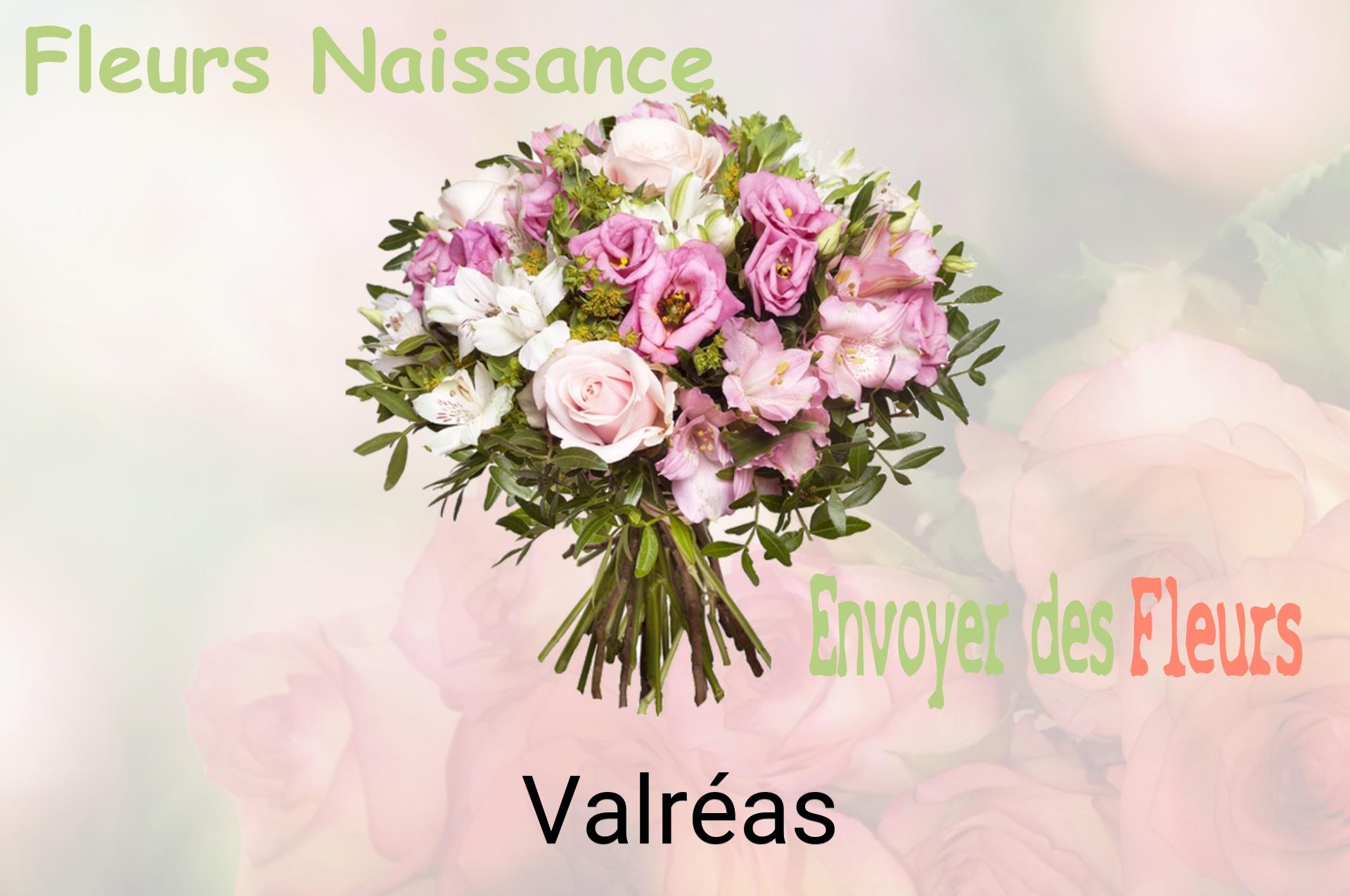 Bouquet de fleurs de naissance livré à Valréas